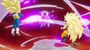 uma nova fusão lendária, mas acima de tudo proibida, de Goku e Vegeta