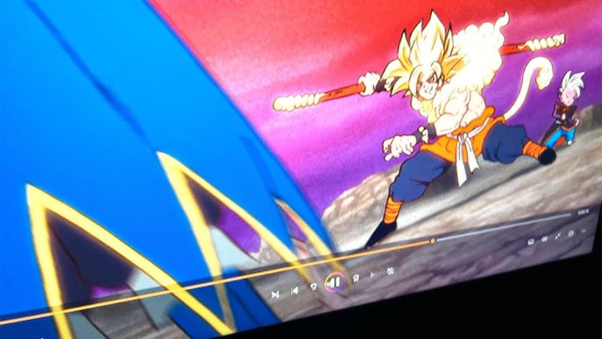 uma nova transformação para Goku Vegeta