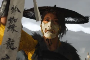 Ghost of Yotei um novo trailer e a janela