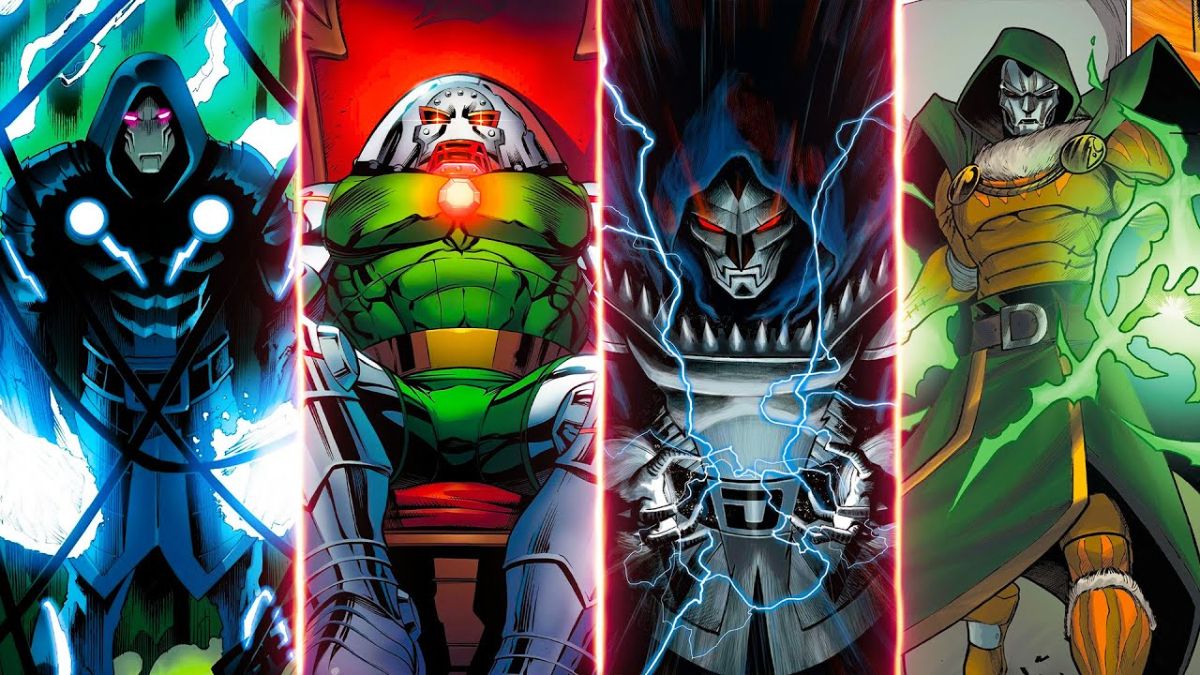 Marvel Quais são as 10 melhores variantes do Dr. Doom no multiverso