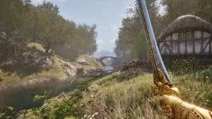 Oblivion Remastered abandona o uso de duas armas, e isso é uma pena