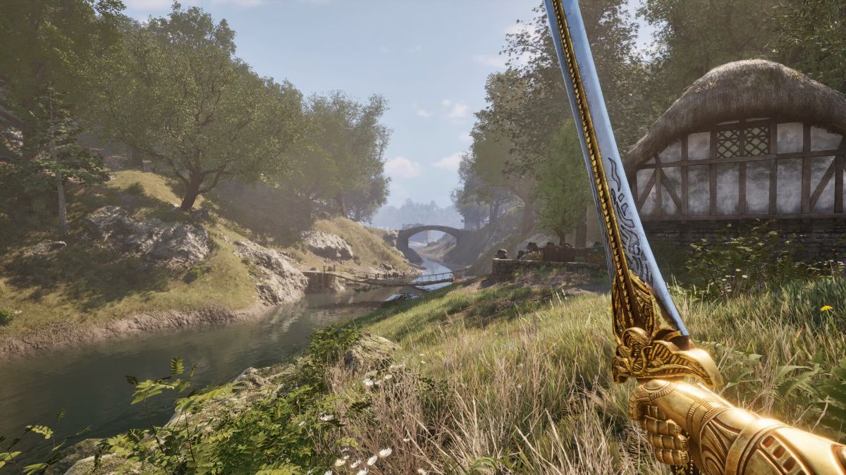 Oblivion Remastered abandona o uso de duas armas, e isso é uma pena