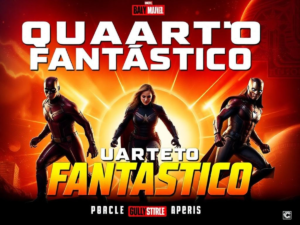 Quarteto Fantástico: Primeiros Passos ganha primeiro pôster brasileiro