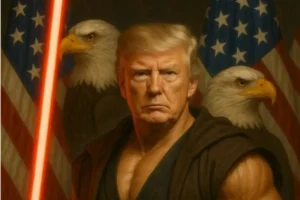 Guerra nas Estrelas Quando Trump se autoproclama um Jedi