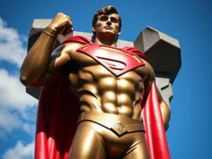 Superman ganha estátua em Cleveland, veja