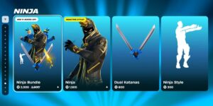 Fortnite A skin Ninja Blitz finalmente está disponível