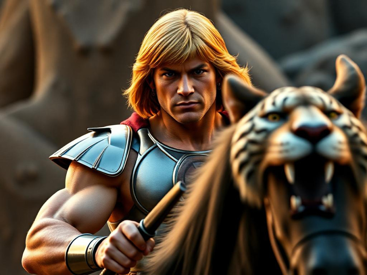 He-Man | Imagens do filme live-action revelam herói e Gato Guerreiro
