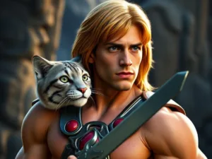 He-Man | Imagens do filme live-action mostram herói com Gato Guerreiro