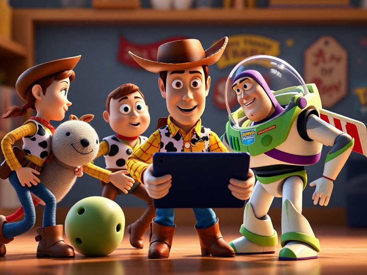 Toy Story 5 coloca brinquedos contra tablet em primeiro trailer