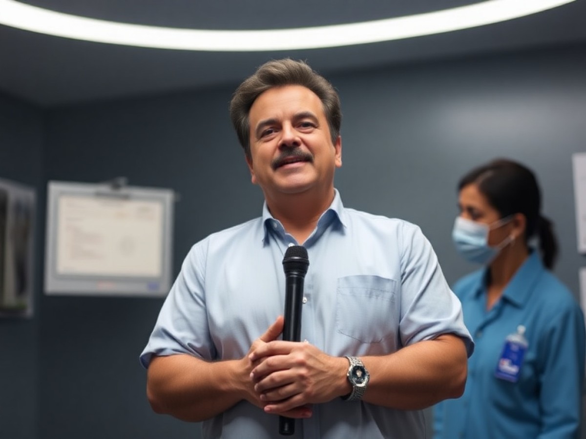 Faustão recebe alta hospitalar após uma semana internado