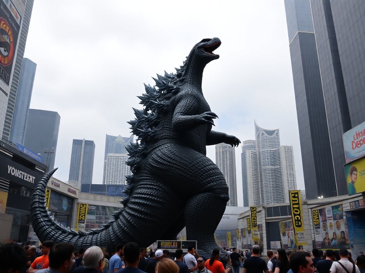 Godzilla Minus Zero | Kaiju ganha estátua detalhada na San Diego Comic-Con; veja