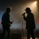 Tony Tornado, aos 96 anos, emociona no Rock in Rio ao lado do filho